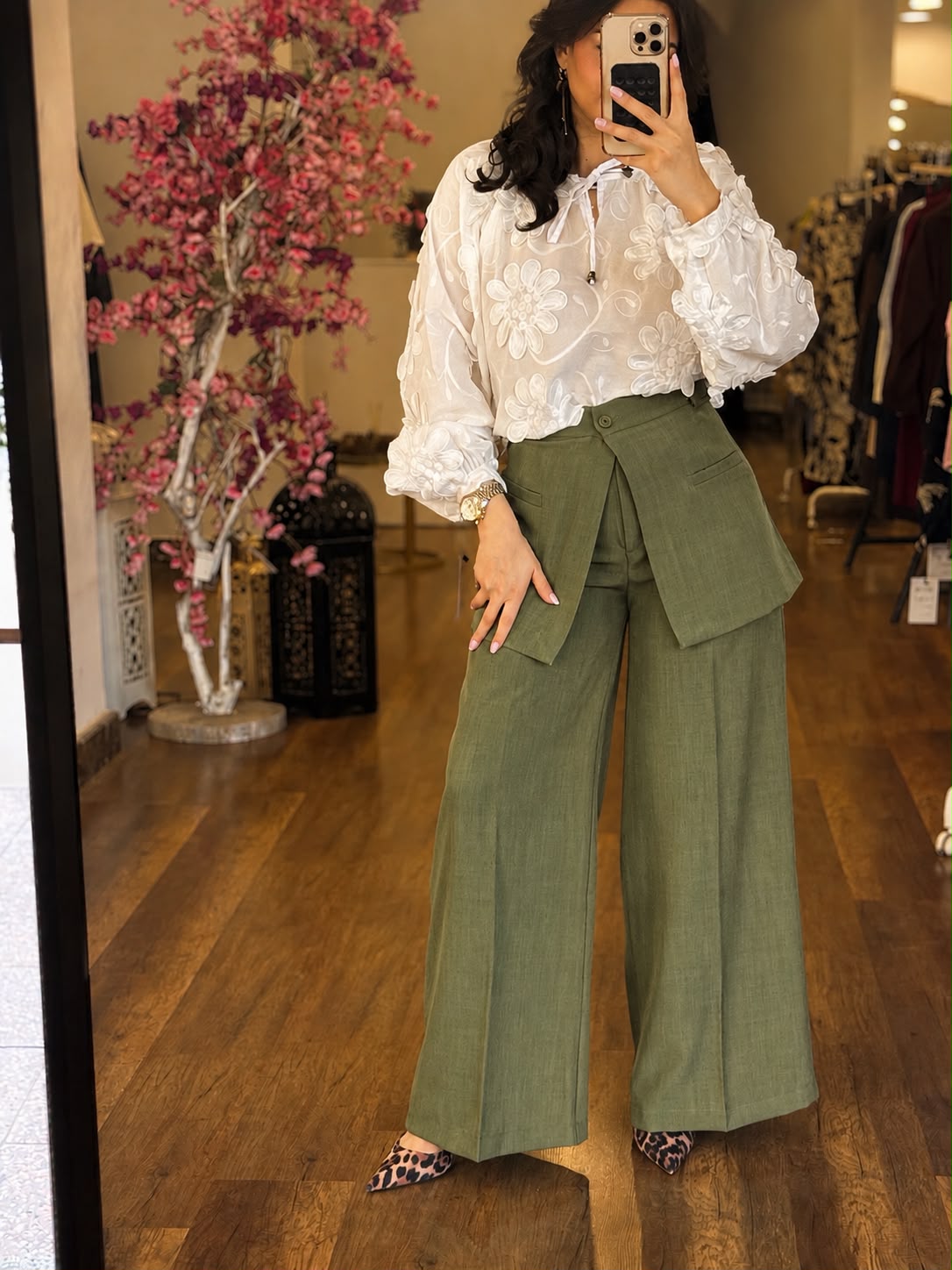 Wrap overlay pants